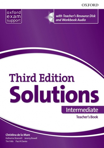  Solutions Intermediate 3nd edition. Teacher’s Book with CD-ROM. Tim Falla - knygobum.com.ua